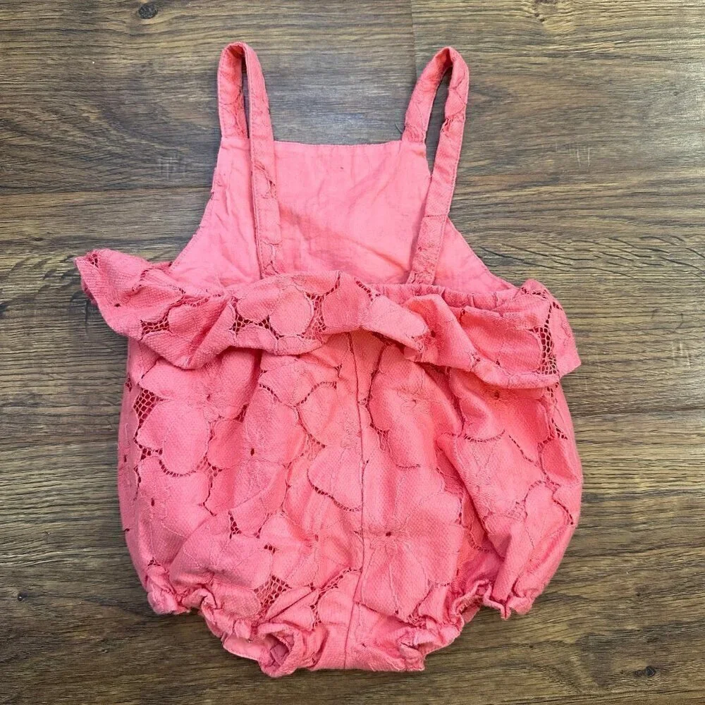 Janie and Jack lace bubble Romper